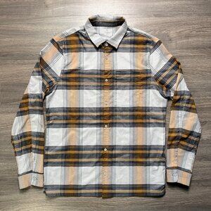 Lululemon Men's Masons Peak Flannel - Grey/Orange